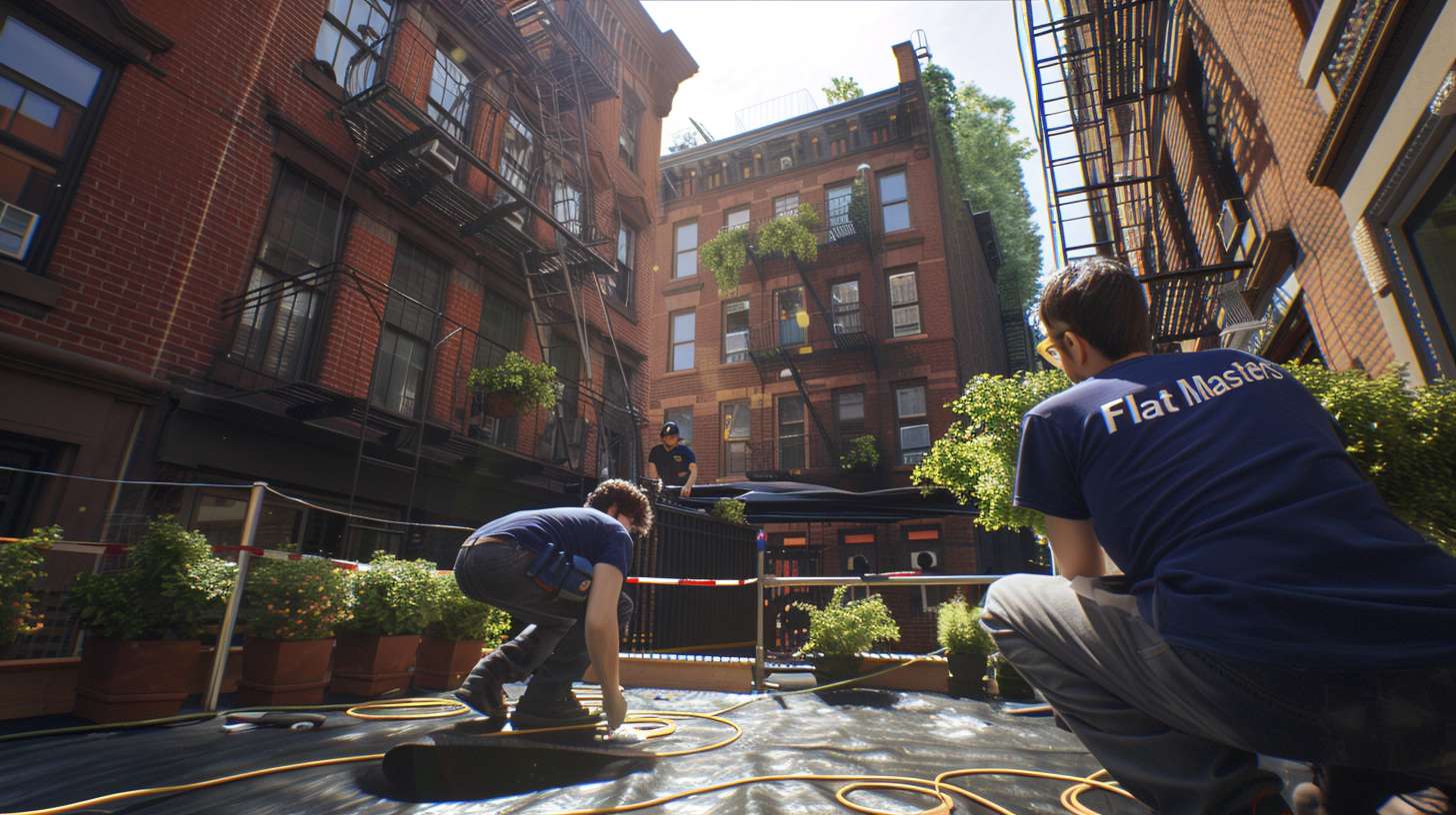 Professional Composite Decking on Flat Roof Installation Services