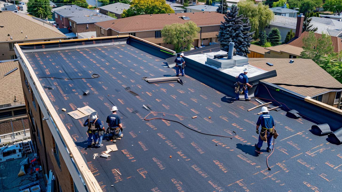 Professional Building Second Floor on Flat Roof Services
