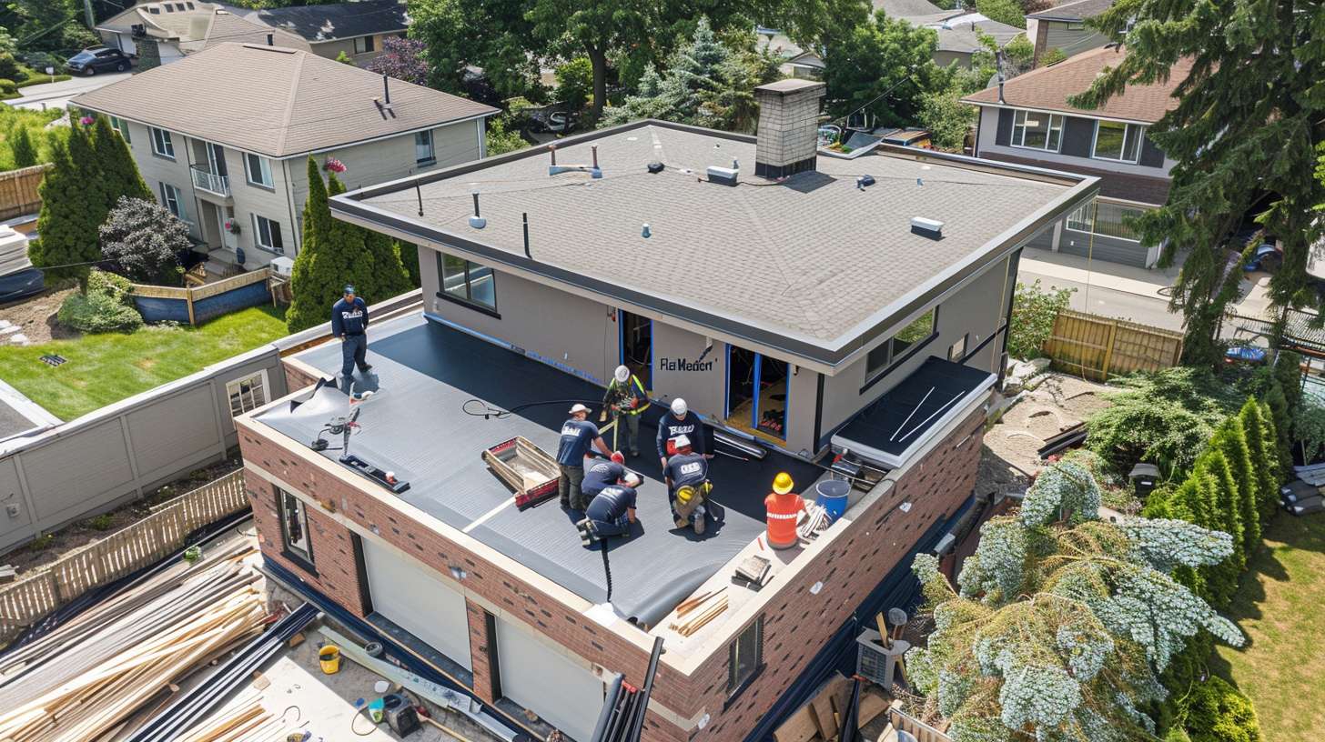 Professional Shingles on Flat Roof Installation & Repair Services