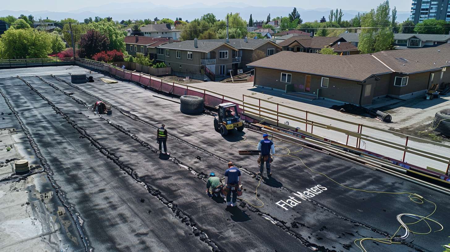 Professional Roofing Felt for Flat Roof Installation Services