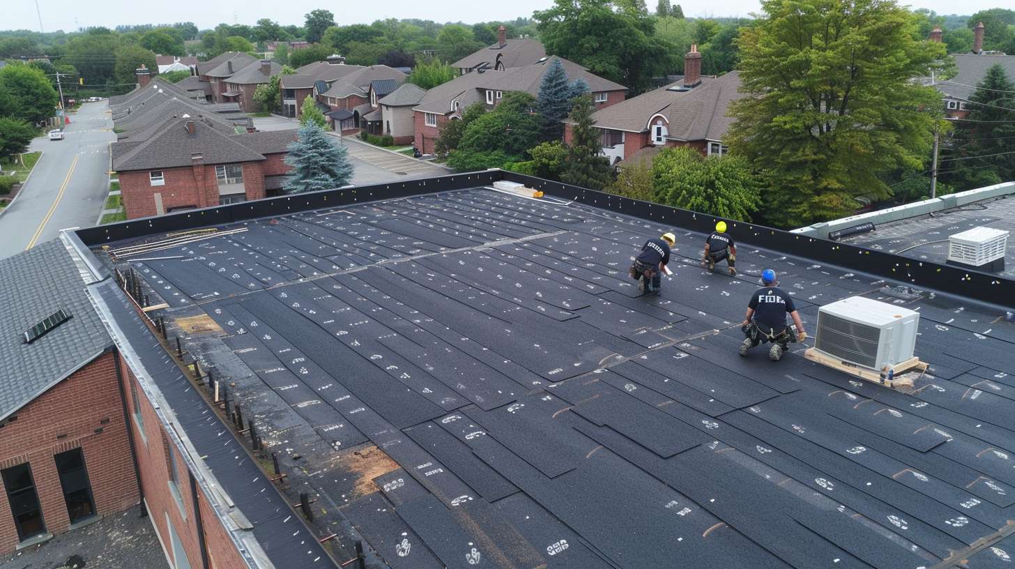 Professional Residential Flat Roofing Systems Installation