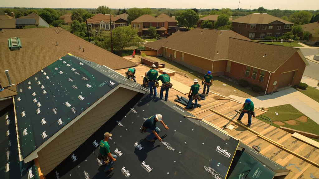 Professional flat roof installation on commercial building in Fresh Meadows Queens